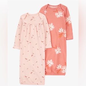 Carter's 2-pack NWT Baby Sleeper Gowns